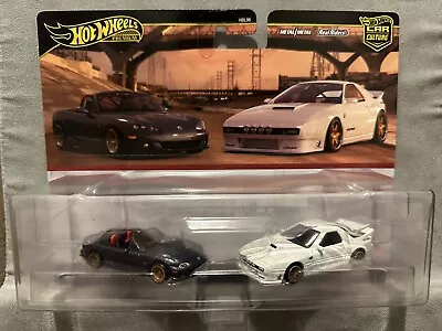 Hot Wheels 2024 Premium 2 Pack ‘04 Mazda Mazdaspeed Mx-5 / Rx7 Fc Pandem • $29.95