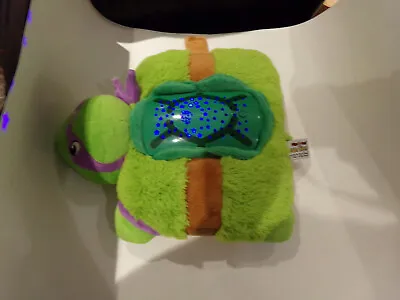 Pillow Pets Dream Lites Teenage Mutant Ninja Turtles Donatello Purple Strip • $69.99