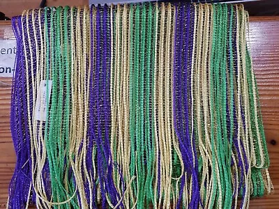 Mardi Gras X Stripe Scarf Mardi Gras Apparel  Scarf Mardi Gras Clothing • $7.95