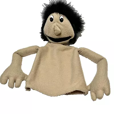 Viintage Handmade Ventriloquist Dummy Hand Puppet 24  Long Felt And Faux Fur • $28.58