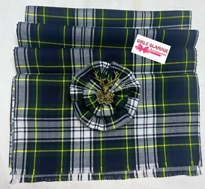 Gordon Stewart Tartan Sash Rosette Burns Night Thistle Wedding Scottish Bow Tie • £18.90