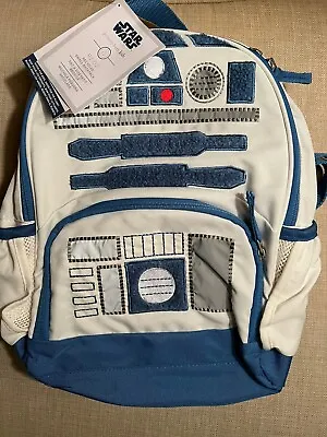 Pottery Barn Kids Disney Star Wars R2-D2 Large Small Backpack Blue New • $60