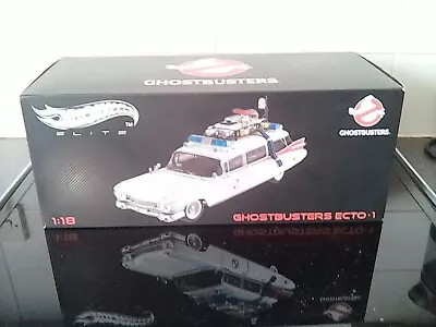 1.18 Hot Wheels Elite Ghostbusters Ecto 1 Boxed Original. • £120