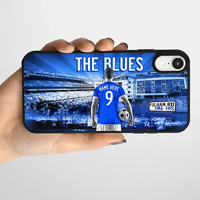 Personalised Chelsea IPhone Case Football Hard Phone Cover Retro Mens Gift AF33 • £8.95