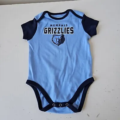 Memphis Grizzlies One Piece Creeper Baby Infant 18 Months Blue NBA NWOT • $9.99