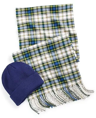 Club Room Men's Blue Beanie & Scarf Set • $3.14