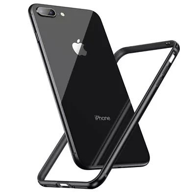 IPhone 7 8 XS MAX XR 11 - Ultra Thin Hard Aluminum Metal BUMPER FRAME Case Cover • $8.87