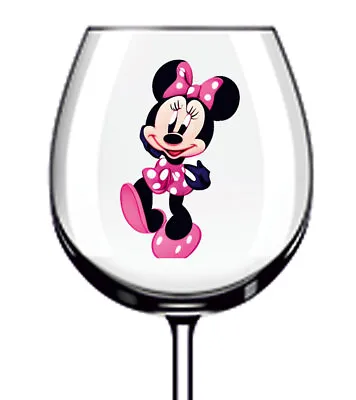 12x Minnie Mouse Valentine's Day Wine Glass Bottle Van Vinyl Sticker Decal A3968 • £3.99