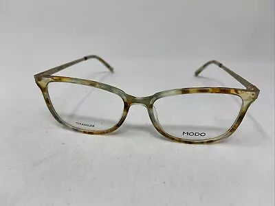 Modo Titanium Model 4557 52/17/-42 Hngtt Green Tortoise Gold Eyeglasses 4060 • $185