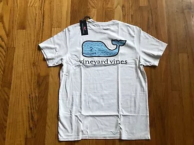 NWT Men's Vineyard Vines Bass Blitz Whale Fill Pocket T-Shirt Size L • $24.99