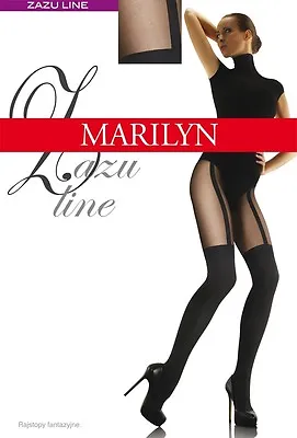 Mock Suspender Stockings-tights-marilyn   Zazu Line  60/20 Denier • $6.20