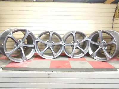 2010-2012 C6 Corvette Z06 Grand Sport Oem Speedline Set Of 4 Wheels Gray 5 Spoke • $1600