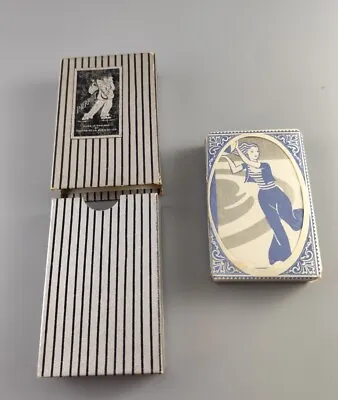Pack Of Sealed Vintage Playing Cards With Case. 1940s ? • £19.99