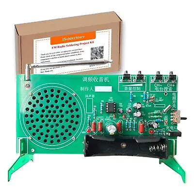 Fá¹‚ Radio Kits Soldering Project Kit Electronic DIY Kit Soldering Practice Kit • $19.27