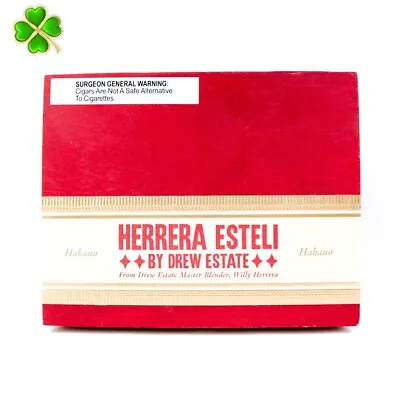 Herrera Esteli Corona Gorda Habano Empty Wood Cigar Box Empty 7.25  X 6  X 2.5  • $5.55