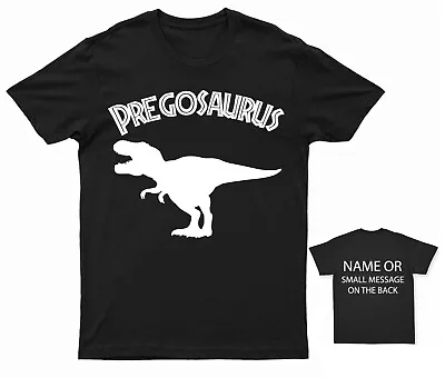 Pregosaurus Dinosaur  Pregnancy Announcement Expecting Baby Bump • £13.95