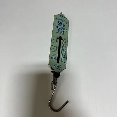 OT Handi Weigh All 50 Lb Household Metal Hanging Scale Made In USA  • $15.99