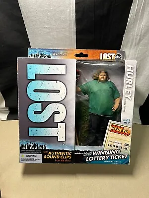 Hurley Lost Mcfarlane Toy Action Figure NIB Box Sound Clips TV Show Jorge Garcia • $34.99