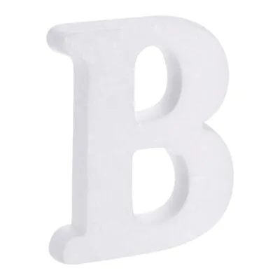 £3.45 • Buy Foam Letters B Letter EPS White Polystyrene Letter Foam 100mm/4 Inch