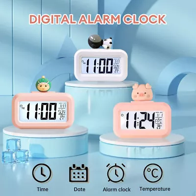 Cute Cartoon Alarm For Children Kids - Mini LED Digital Alarm Clock For Bedroom • $11.99