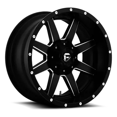 2 New  Matte Black Fuel Wheels  Maverick D538 20x10 5-139.70/150  (105029) • $914