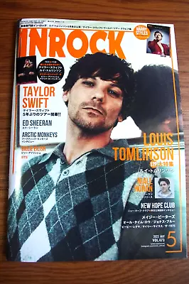 INROCK May 2023 LOUIS TOMLINSON Cover Japanese Music Magazine Expedited/Ship • £27.08