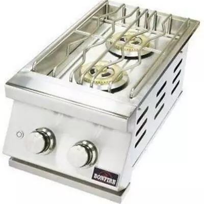$317.02 • Buy Bonfire Outdoor Kitchen Built-in 304 Stainless Steel Double Side Burner BBQ