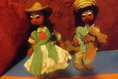 Vintage Mexican  Folk Art Dolls (2) • $18.50