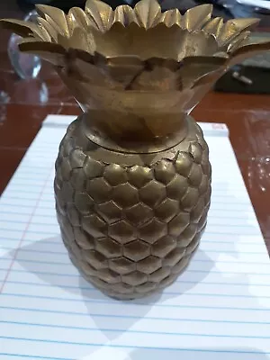 Pineapple Metal Vase • $3