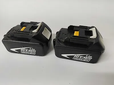 Lot Of 2 18V 6.0AH LXT Battery For Makita BL1860 BL1840 BL1850 BL1830 Li-Ion • $28.99