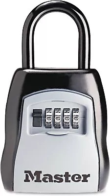 Master Lock 5400D Portable Combination Lock Box - Black • $21