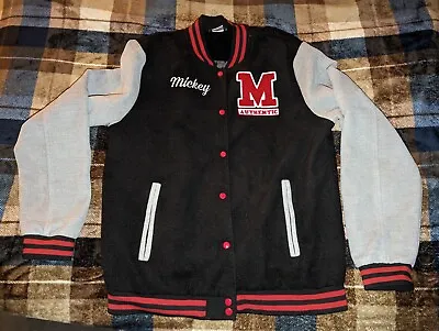 Mickey Mouse Authentic Disney Varsity Jacket Size 2XL • $50