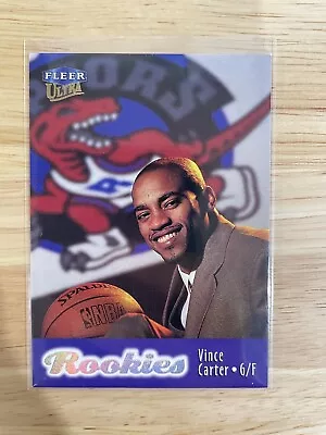 1998-99 Fleer Ultra Vince Carter (RC) #106 Raptors HOF • $5.99