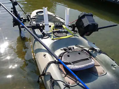 $140 • Buy Kayak Trolling Motor Mount, Battery Box, Steering Arm For Your  Sit On Top Kayak
