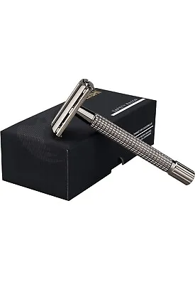 Weishi Nostalgic Stainless Steel Long Handle Safety Razor Brand New Shave • £15.75