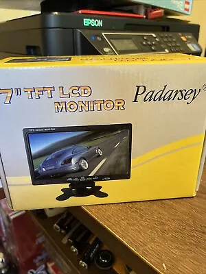 Padarsey 7 Inch LED Backlight TFT LCD Monitor For Car Rearview Cameras Car DVD • $34.99