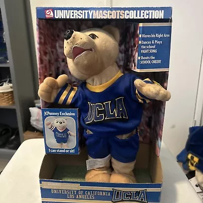 Gemmy UCLA Bruin Bear University Mascot Animated Toy Plush 2001 • $50