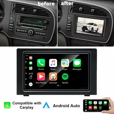 7  Android 12.0 Stereo Radio GPS Nav Wifi For 2007-2011 Saab 9-3 93 With Carplay • $191.39