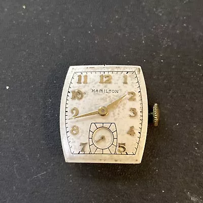 Vintage Hamilton Manual Wind 17J 752 Wrist Watch Movement • $29.99