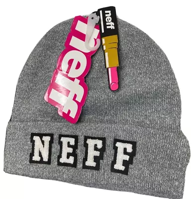 Neff Women's Hollie Grey Beanie Hat New With Tags • £9.64