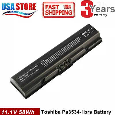 PABAS098 PA3534U-1BRS Battery For Toshiba Satellite PA3727U PA3535U Laptop • $16.98