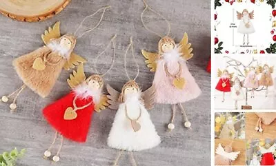  4PCS Christmas Plush AngelAngel Wings Christmas OrnamentsAngel Ornaments  • $19.58