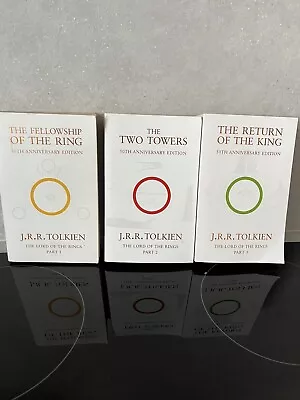 Lord Of The Rings Trilogy 50th Anniversary Edition Paperbacks - Harper Collins • £19.99