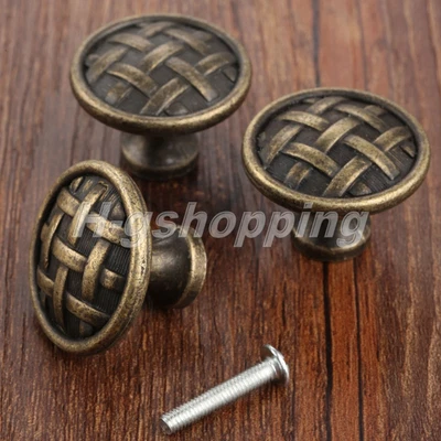 $3.82 • Buy Antique Round Elegant Furniture Door Pull Handle Cabinet Drawer Knob Hardware