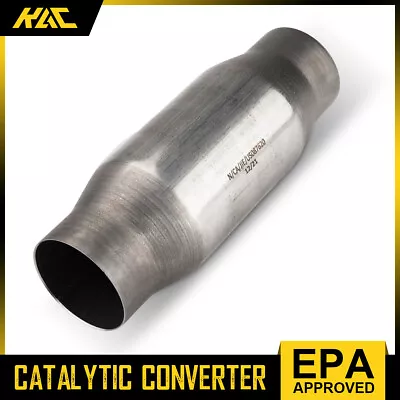 3  Universal Catalytic Converter High Flow Stainless Steel New OE#410300 • $43.99