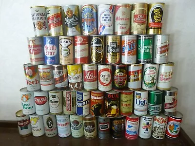 [50]  Vintage Steel Beer Can Collection  -[empty Cans Please Read Description]- • $0.99