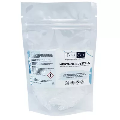 100g Menthol Crystals - Premium BP/EP Grade Natural Aromatherapy • £8.19