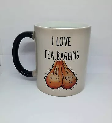 Rude Tea Bagging Coffee Mug Cup Majic Mugs Sex Novelty Gift Present Cc • £12.99