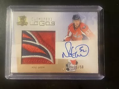 Mike Green 2009-10 Upper Deck The Cup Limited Logos /50 Patch Auto • $130