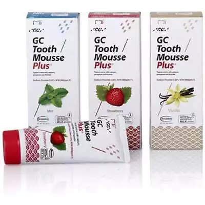 GC - Tooth Mousse PLUS Fluoride Teeth Creme PICK FLAVOUR Dental Calcium • $42.95